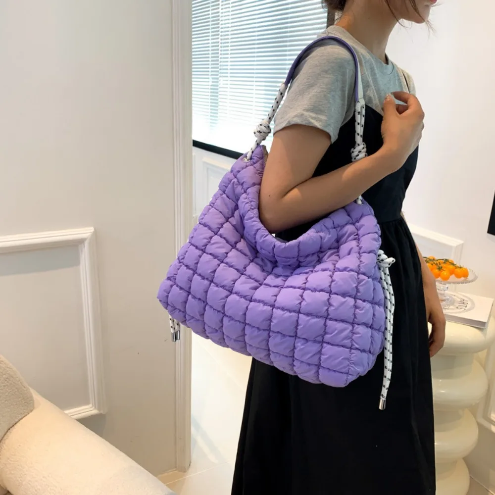 Luxury Bags Vegan - มังสวิรัติลงจีบไหล่กระเป๋าผู้หญิงแฟชั่นน้ําหนักเบาCrossbodyกระเป๋าหญิงลําลองVINTAGEกระเป๋าถือขนาดใหญ่