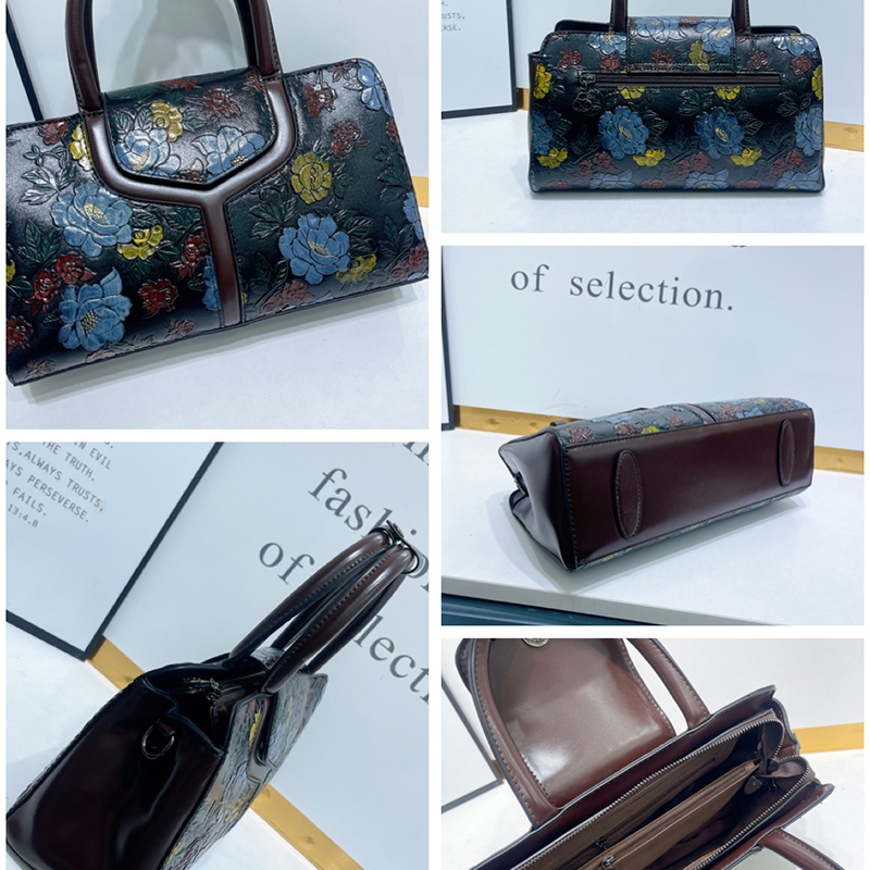 กระเป๋าบอสตันลายดอกไม้สไตล์วิน - Luxury Bags Vegan บทวิจารณ์และราคา
