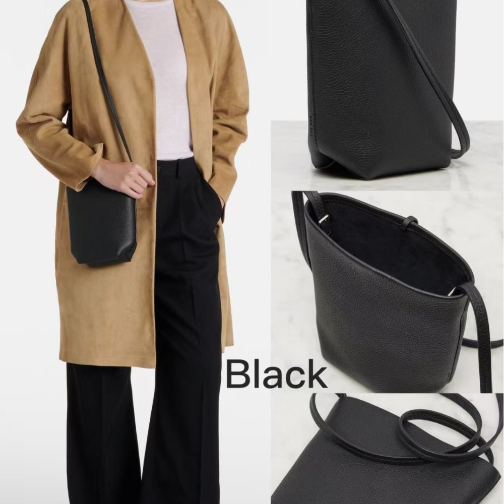 กระเป๋าถือทรงถังใบเล็กหนังแท้ส - Luxury Bags Old Money บทวิจารณ์และราคา
