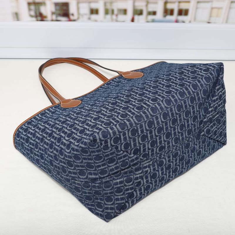 กระเป๋าโท้ทเดนิมลายโมโนแกรมสำห - Tote Bag Leather Monogram บทวิจารณ์และราคา