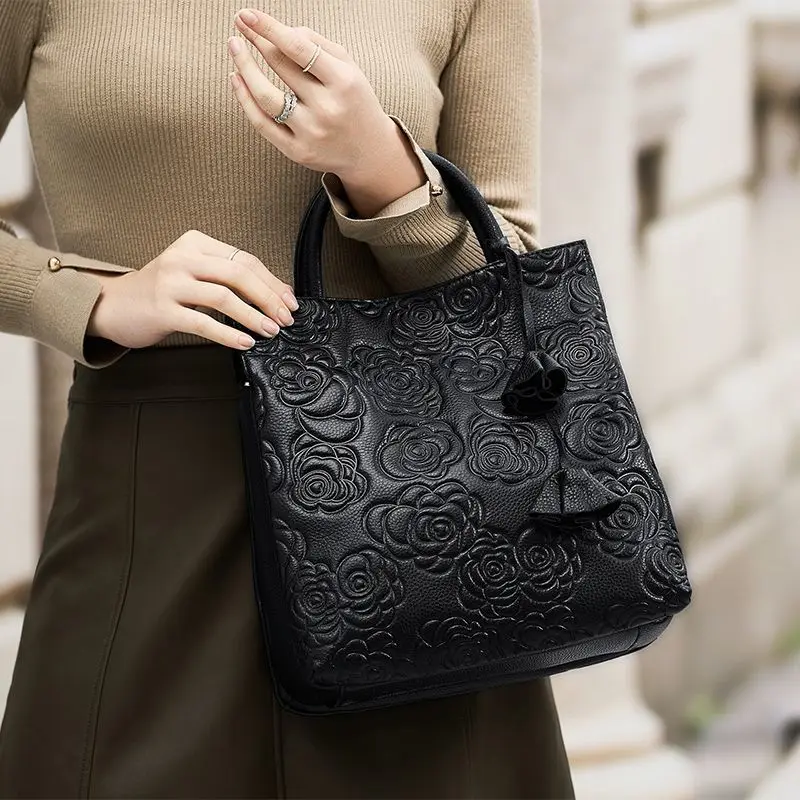 กระเป๋าถือลายดอกไม้ขนาดใหญ่สไต - Luxury Bags Vegan บทวิจารณ์และราคา