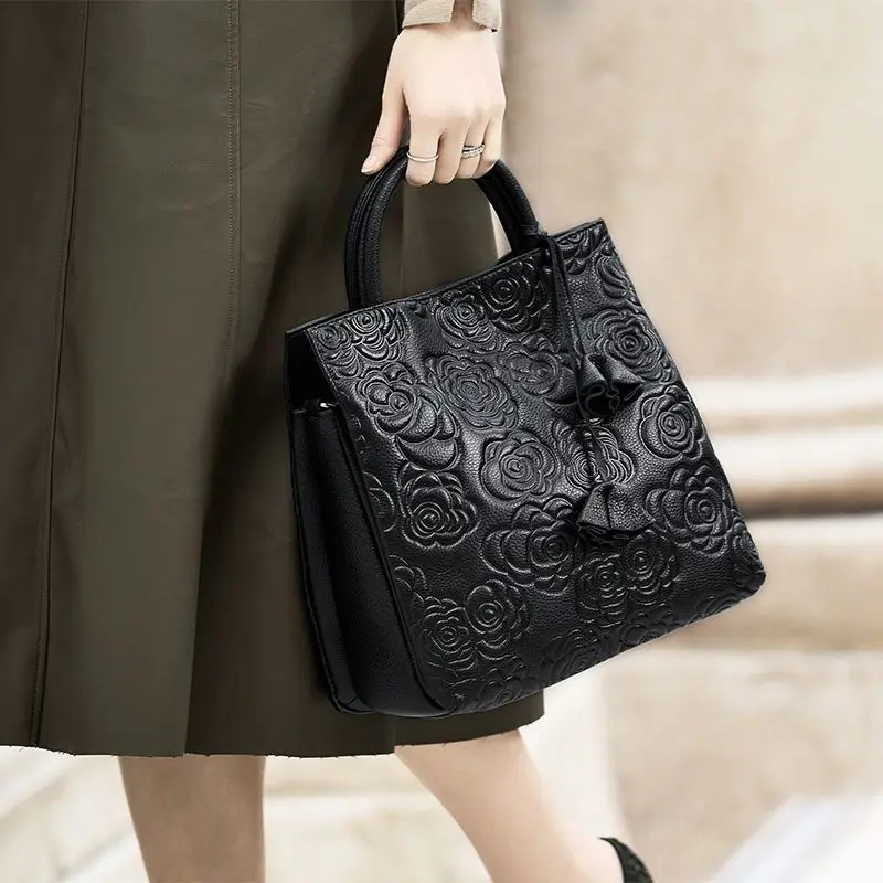 กระเป๋าถือลายดอกไม้ขนาดใหญ่สไต - Luxury Bags Vegan บทวิจารณ์และราคา