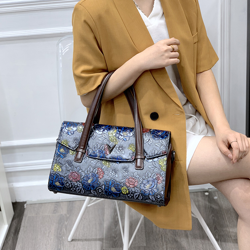 กระเป๋าถือลายดอกไม้ 3 มิติ สไต - Luxury Bags Vegan บทวิจารณ์และราคา