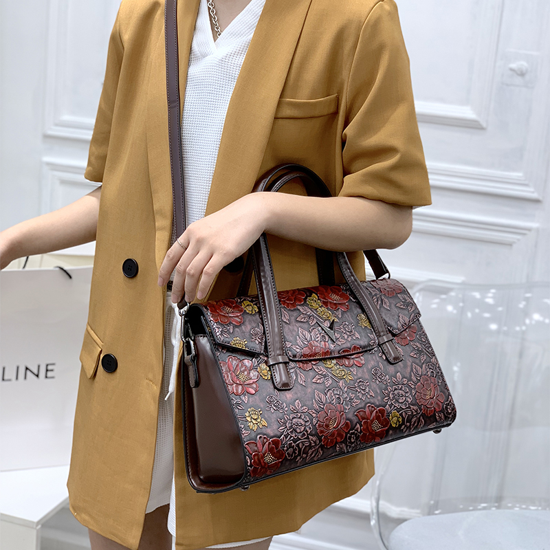 กระเป๋าถือลายดอกไม้ 3 มิติ สไต - Luxury Bags Vegan บทวิจารณ์และราคา
