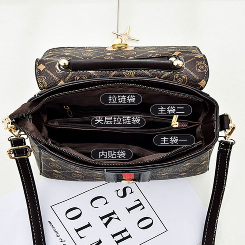 กระเป๋าสะพายไหล่ใหม่ กระเป๋าถื - Tote Bag Leather Monogram บทวิจารณ์และราคา