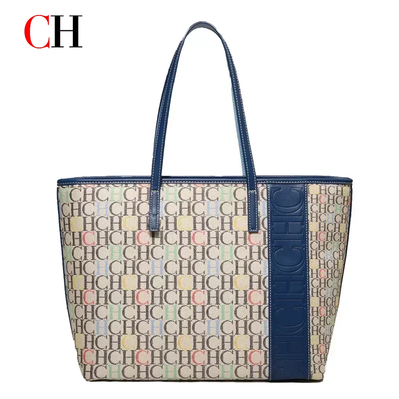 CH กระเป๋าโท้ตพิมพ์ลายโมโนแกรม - Tote Bag Leather Monogram บทวิจารณ์และราคา