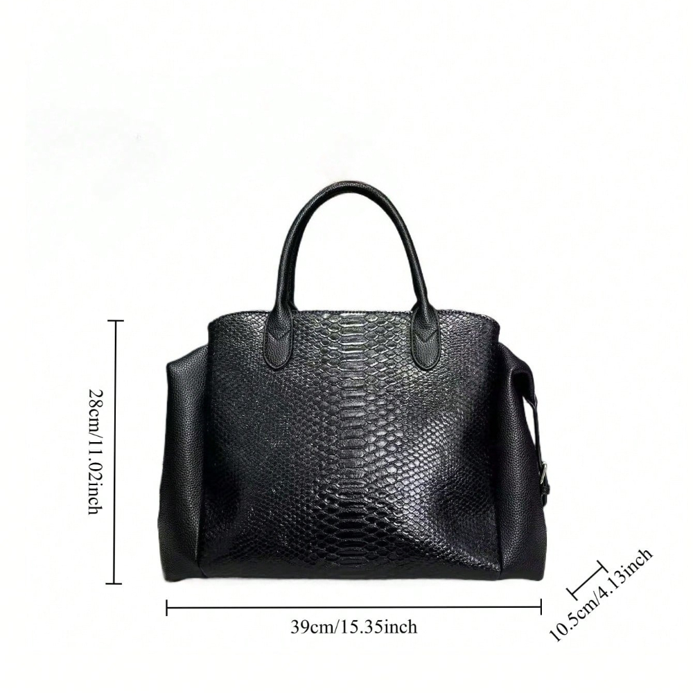 กระเป๋าถือผู้หญิงลายงูขนาดใหญ่ - Luxury Bags Vegan บทวิจารณ์และราคา