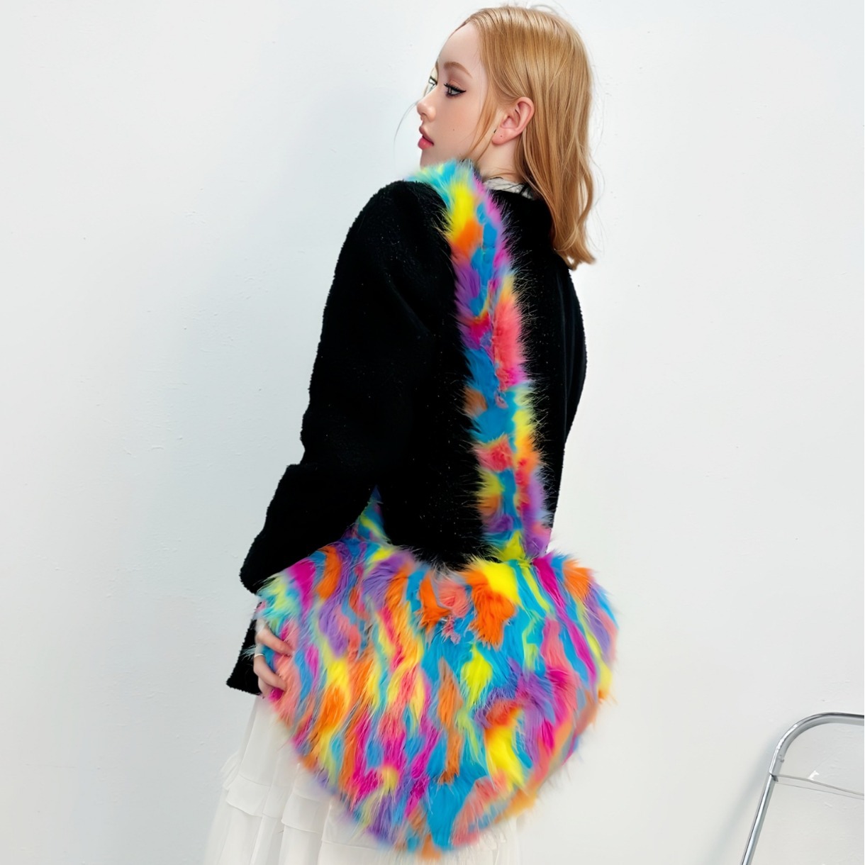 กระเป๋าสะพายไหล่ขนสุนัขจิ้งจอก - Luxury Bags Vegan บทวิจารณ์และราคา