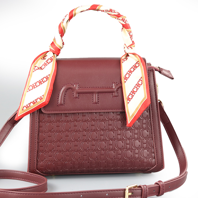 กระเป๋าถือผู้หญิงสไตล์เรโทร CH - Tote Bag Leather Monogram บทวิจารณ์และราคา