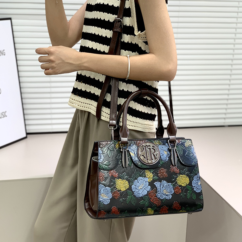 กระเป๋าโท้ทลายดอกไม้สไตล์วินเท - Luxury Bags Vegan บทวิจารณ์และราคา