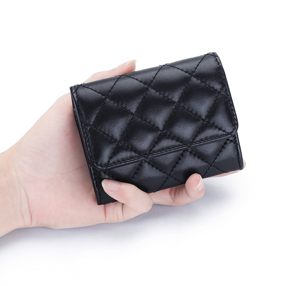 Sheepskin Quilted ผู้ถือบัตรผู - Luxury Bags Brand Names บทวิจารณ์และราคา